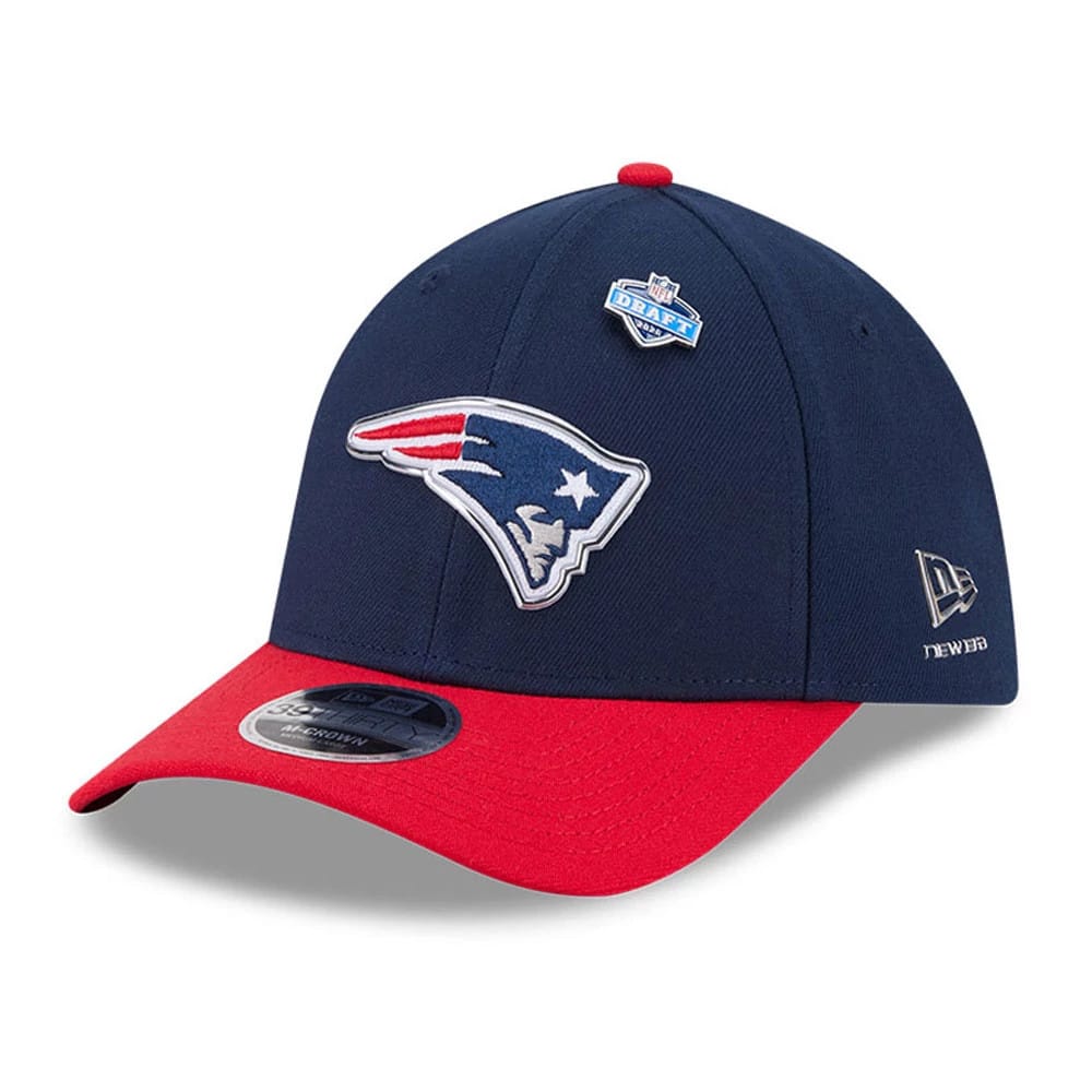 Patriots NFL Draft 2026 Dark Blue 39THIRTY M-Crown Stretch Fit Cap-kentox