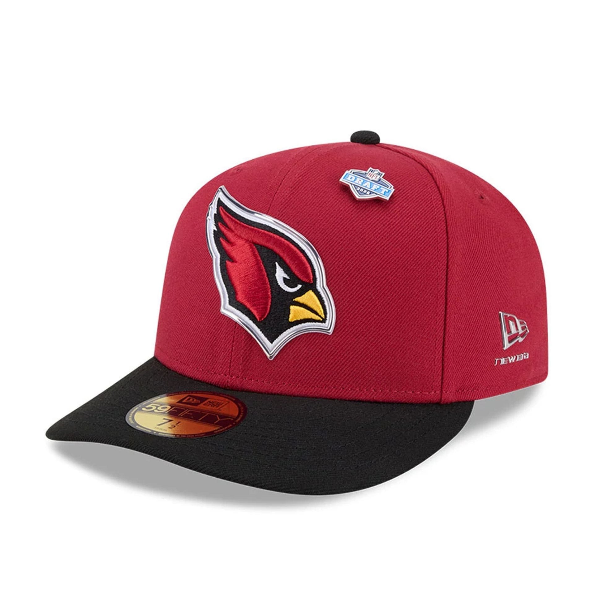 Arizona Cardinals NFL Draft 2026 Dark Red 59FIFTY Fitted Cap-kentox