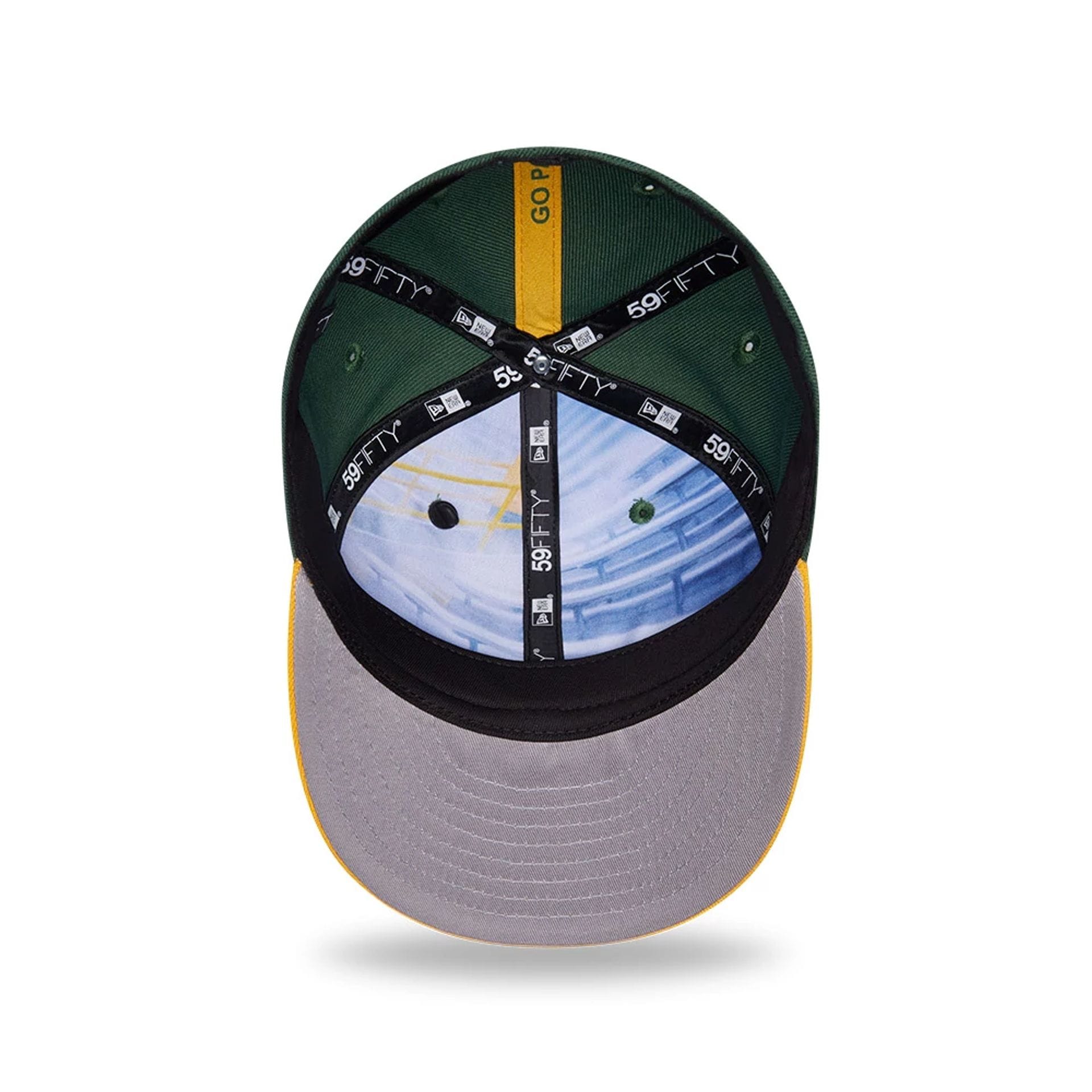 Green Bay Packers NFL Draft 2026 Dark Green 59FIFTY Fitted Cap-kentox