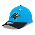 Carolina Panthers NFL Draft 2026 Blue 39THIRTY M-Crown Stretch Fit Cap-kentox