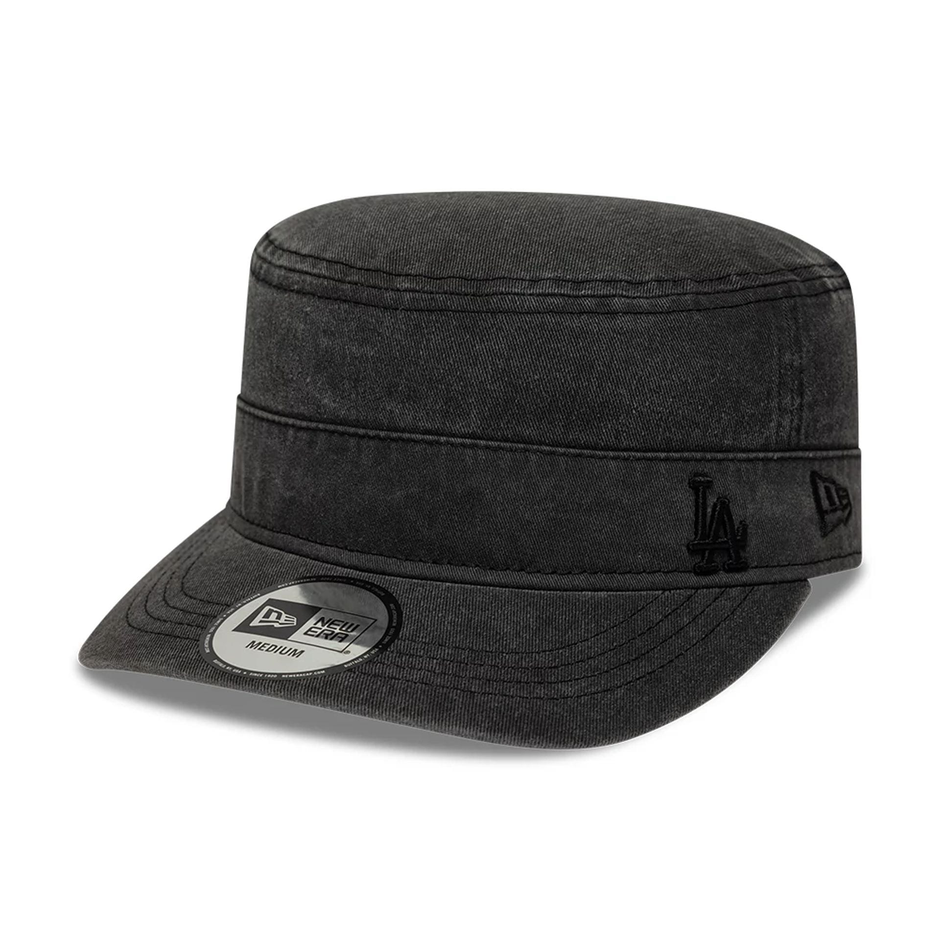 LA Dodgers MLB Military Quickstrike Black Military Cap-kentox