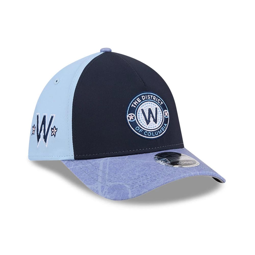 Nationals MLB City Connect Navy 39THIRTY M-Crown A-Frame Stretch Fit Cap-kentox