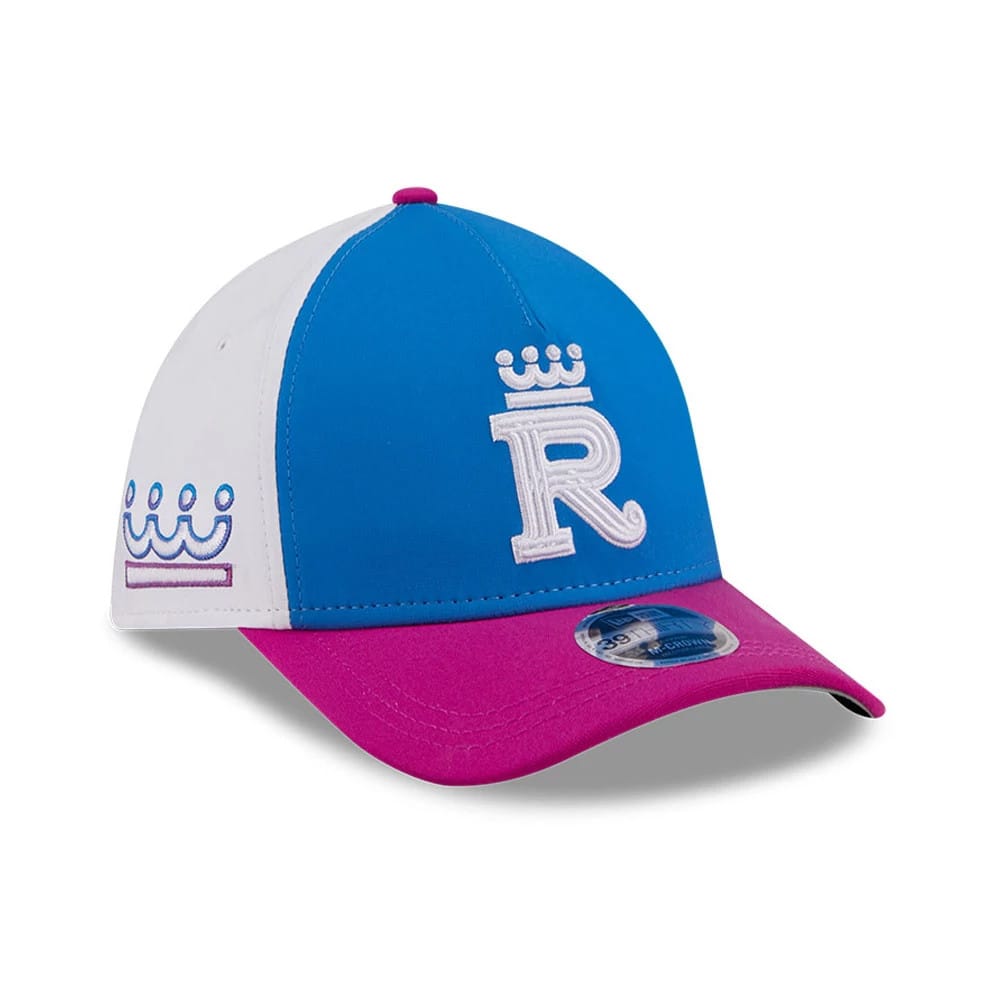 Royals MLB City Connect Blue 39THIRTY M-Crown A-Frame Stretch Fit Cap-kentox