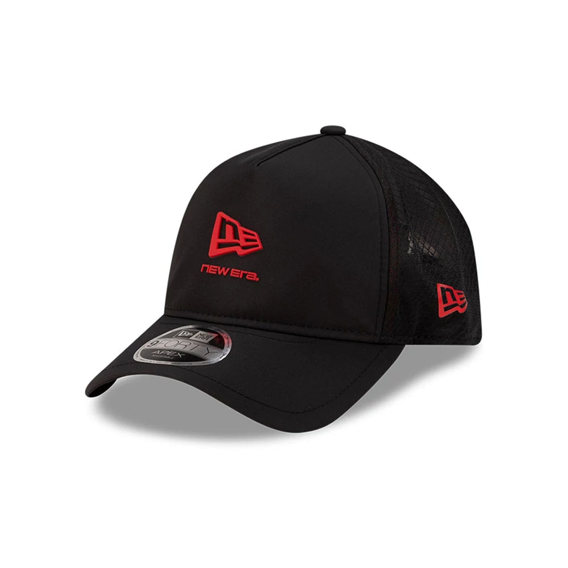 New Era Black & Red 9FORTY Apex Cap-kentox