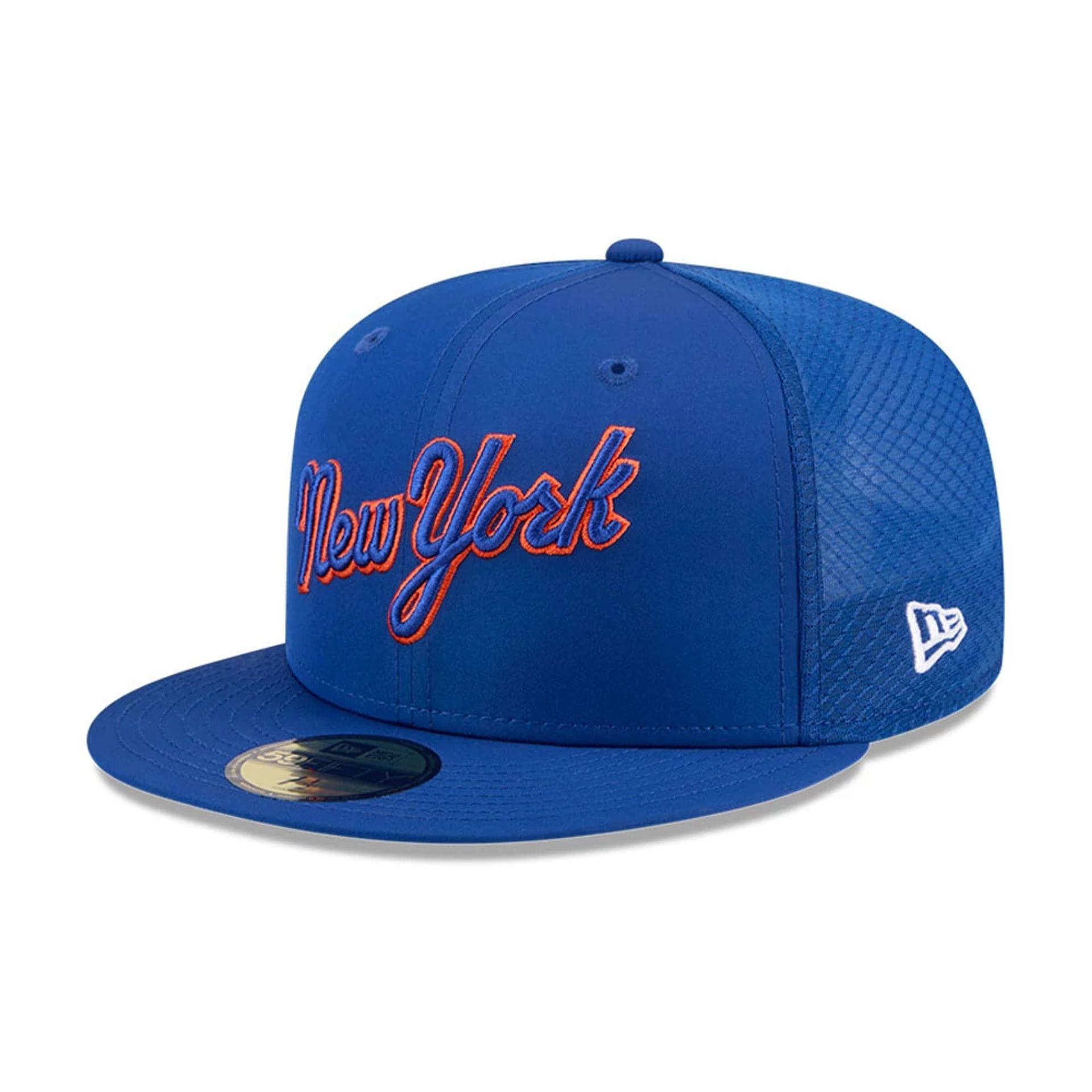 New York Mets MLB Batting Practice 2026 Blue 59FIFTY Fitted Cap-kentox