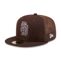 San Diego Padres MLB Batting Practice 2026 Dark Brown 59FIFTY Fitted Cap-kentox