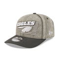 Philadelphia Eagles NFL Washed Denim Dark Grey 9SEVENTY Stretch Snap Cap-kentox
