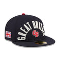 WBC Great Britain Classical Script Navy Retro Crown 59FIFTY Fitted Cap-kentox