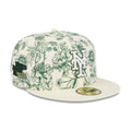 New York Mets MLB Spring Floral White 59FIFTY Fitted Cap-kentox