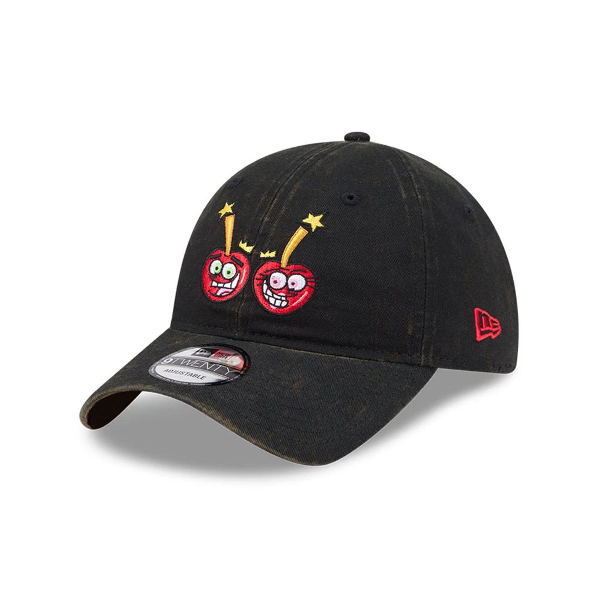 Nickelodeon Fairly Oddparents Acid Wash Black 9TWENTY Adjustable Cap-kentox