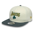 LA Lakers NBA Metallic Logo Cream 19TWENTY Adjustable Cap-kentox