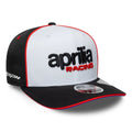 Aprilia Team White 9SEVENTY Stretch Snap Adjustable Cap-kentox