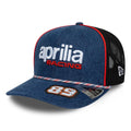 Aprilia Replica Jorge Martin Austin Race Special Blue 9SEVENTY Stretch Snap Adjustable Cap-kentox