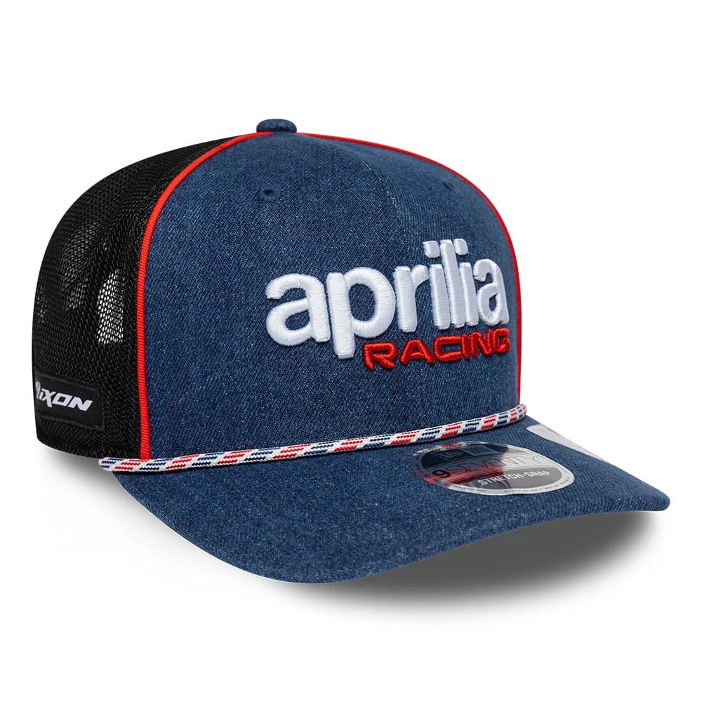 Aprilia Replica Austin Race Special Blue 9SEVENTY Stretch Snap Adjustable Cap-kentox