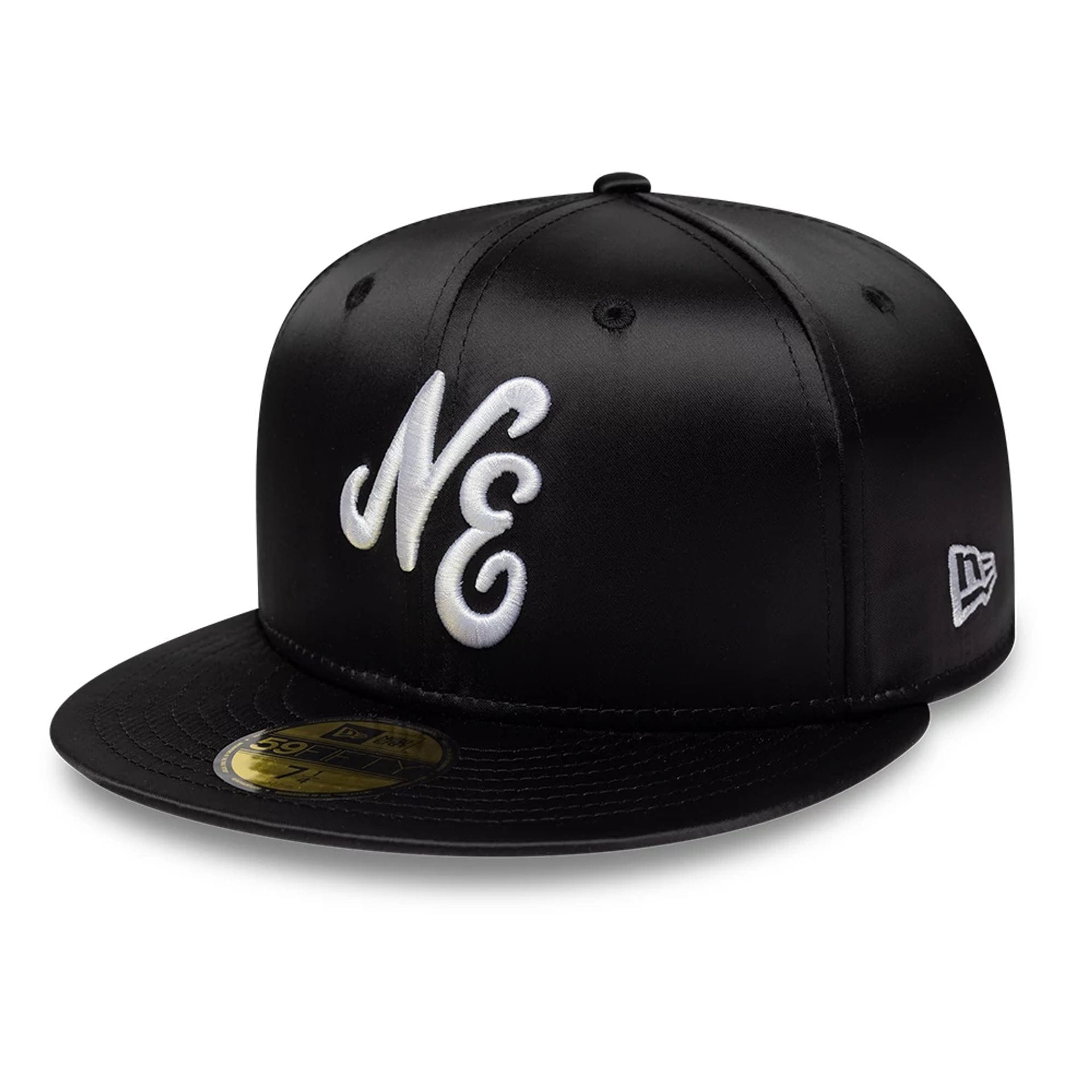 New Era Satin Black 59FIFTY Fitted Cap-kentox