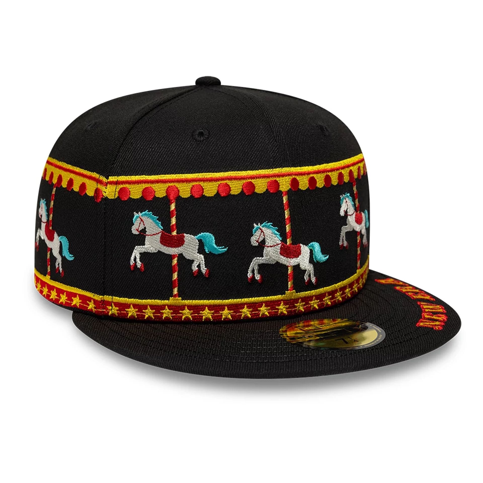 New Era Carousel Black 59FIFTY Fitted Cap-kentox