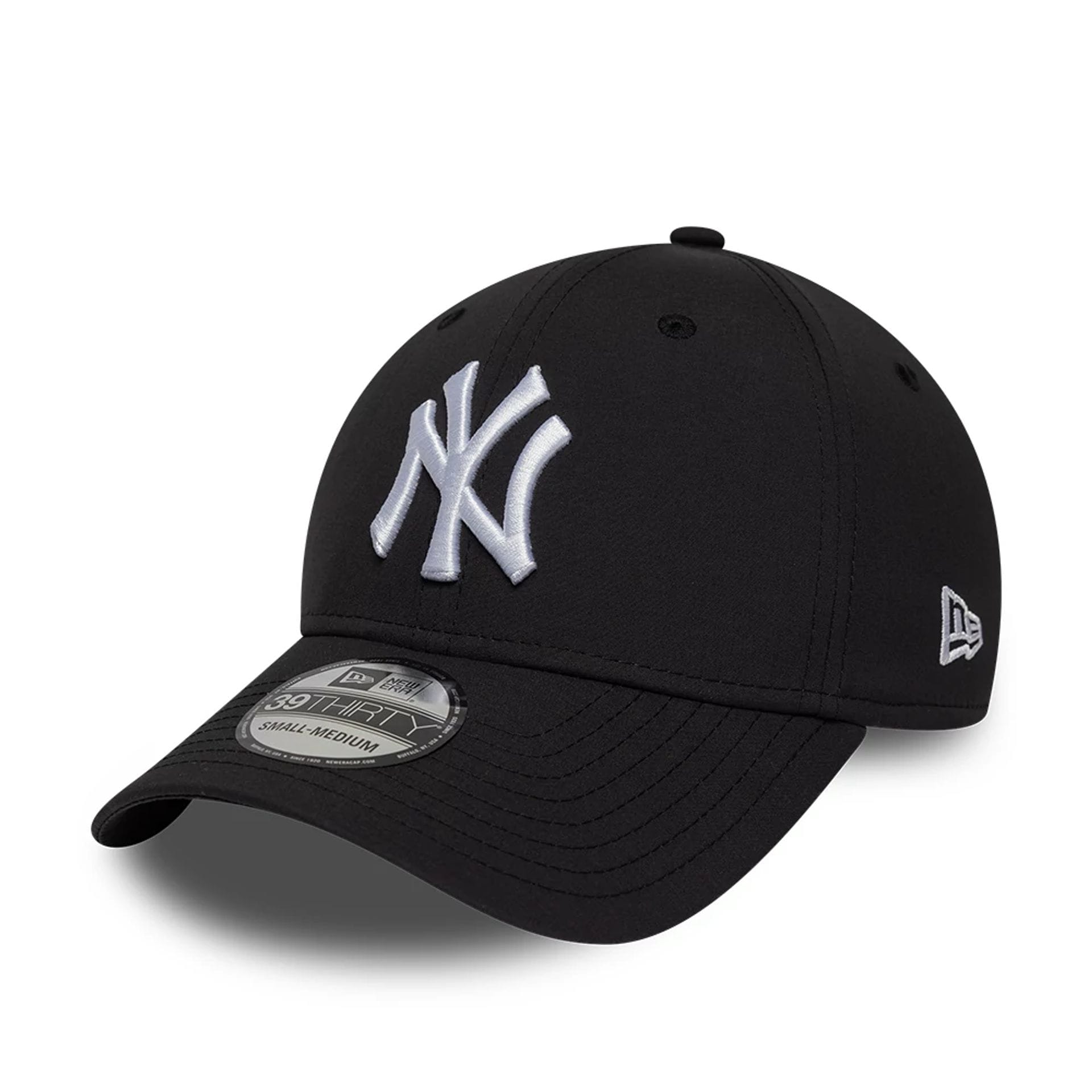 New York Yankees MLB Recycled Black 39THIRTY Stretch Fit Cap-kentox