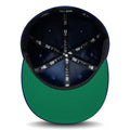 LA Dodgers MLB Sidepatch Satin Lined Dark Blue 59FIFTY Fitted Cap-kentox