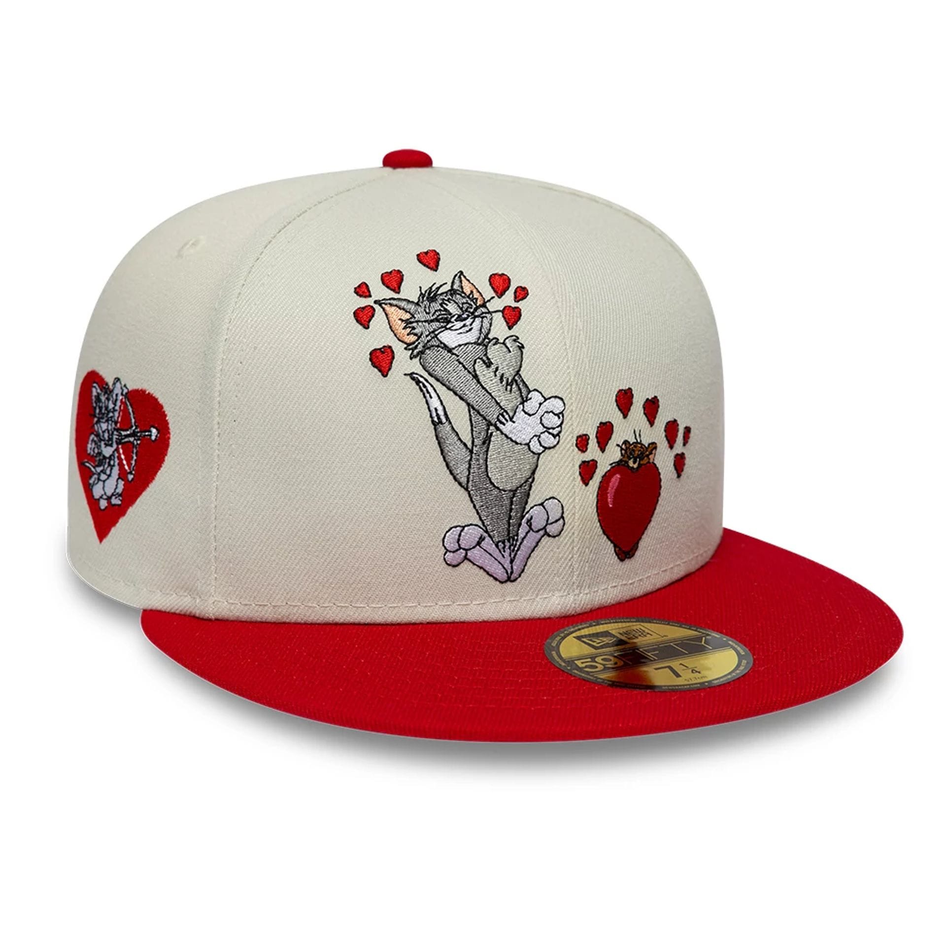 Tom & Jerry Heart Cream 59FIFTY Fitted Cap-kentox