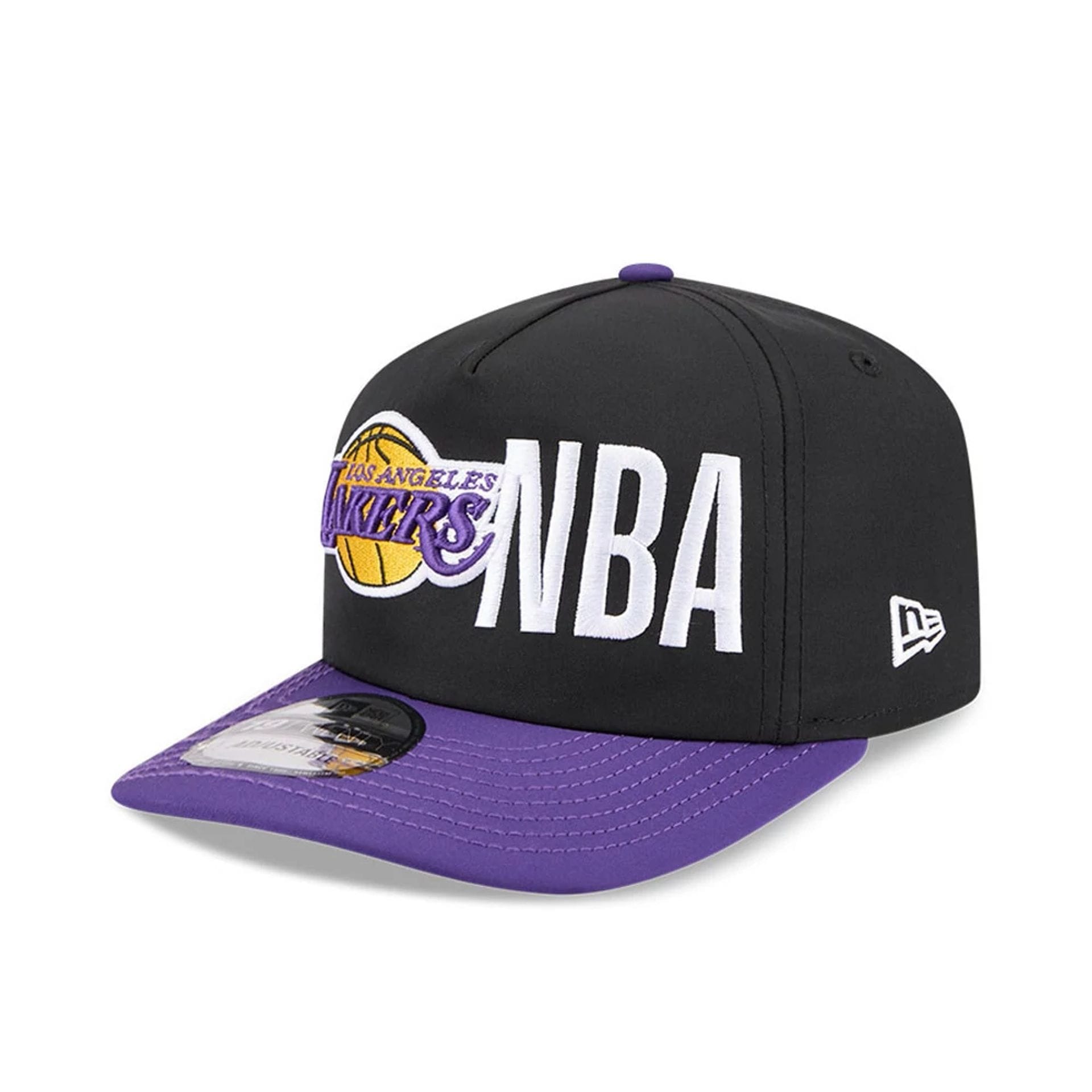 LA Lakers NBA Team Logo Black 19TWENTY Adjustable Cap-kentox