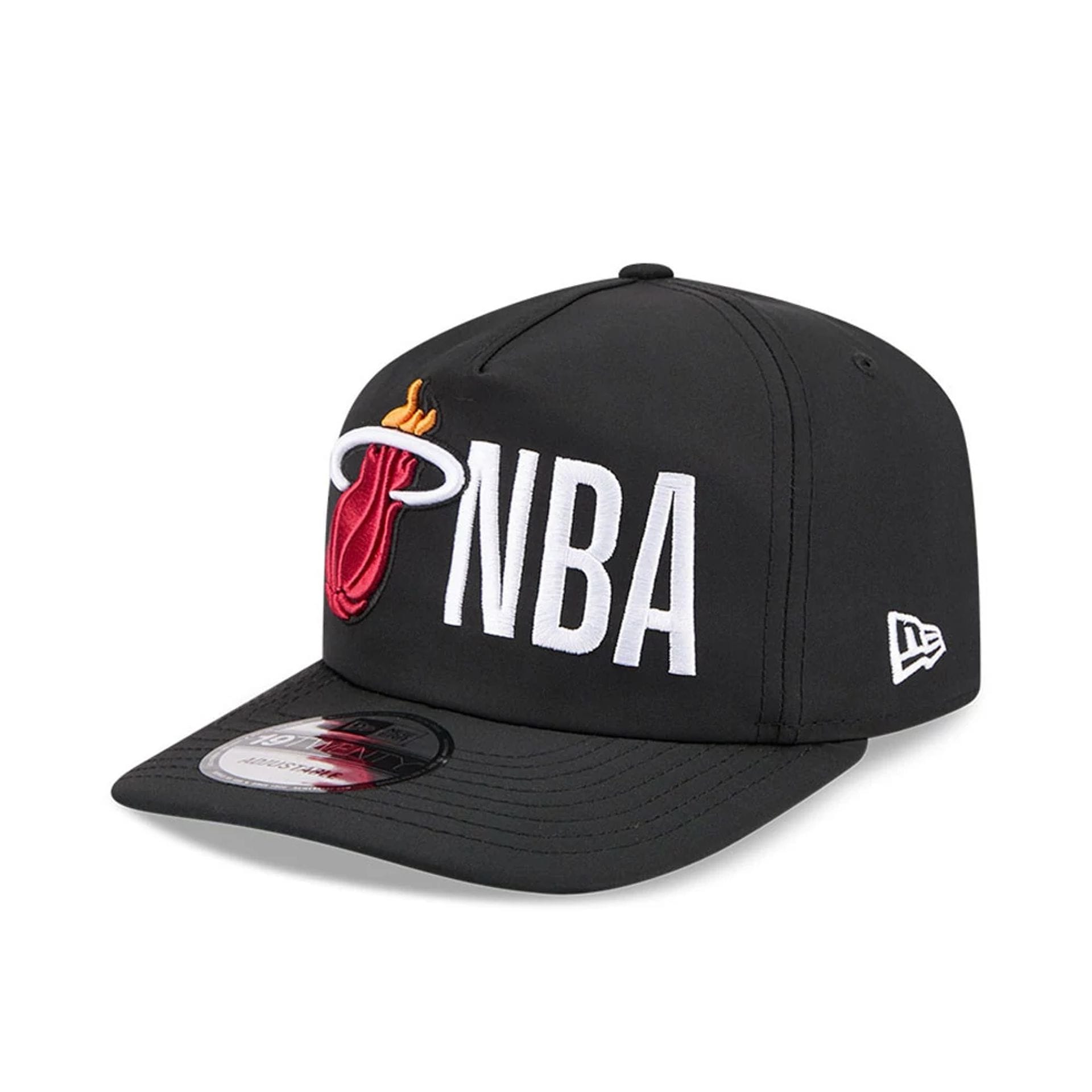 Miami Heat NBA Team Logo Black 19TWENTY Adjustable Cap-kentox