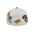 Chicago Bulls Space Jam Tune Squad White 59FIFTY Fitted Cap-kentox