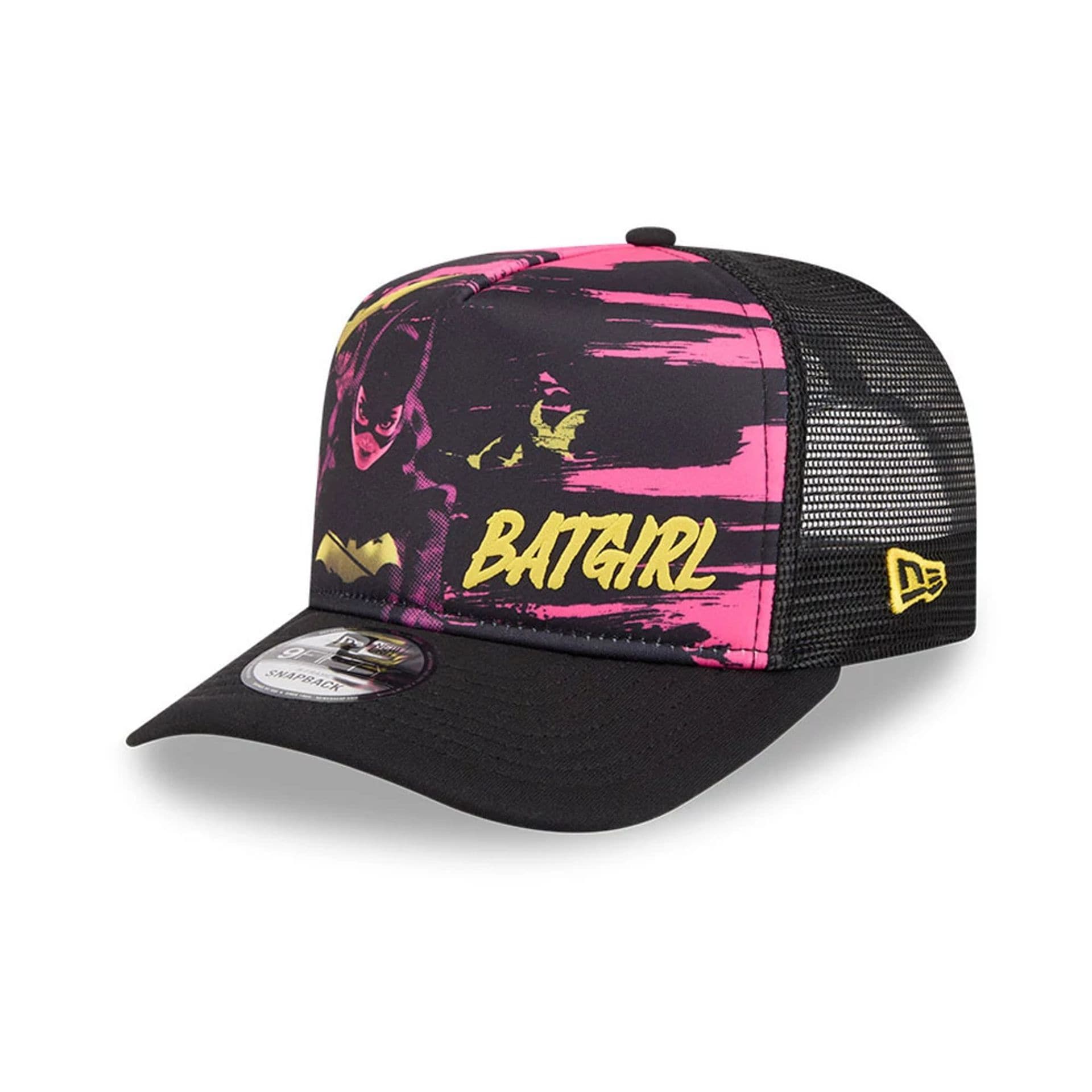 Womens DC Batgirl Black 9FIFTY A-Frame Snapback Adjustable Cap-kentox