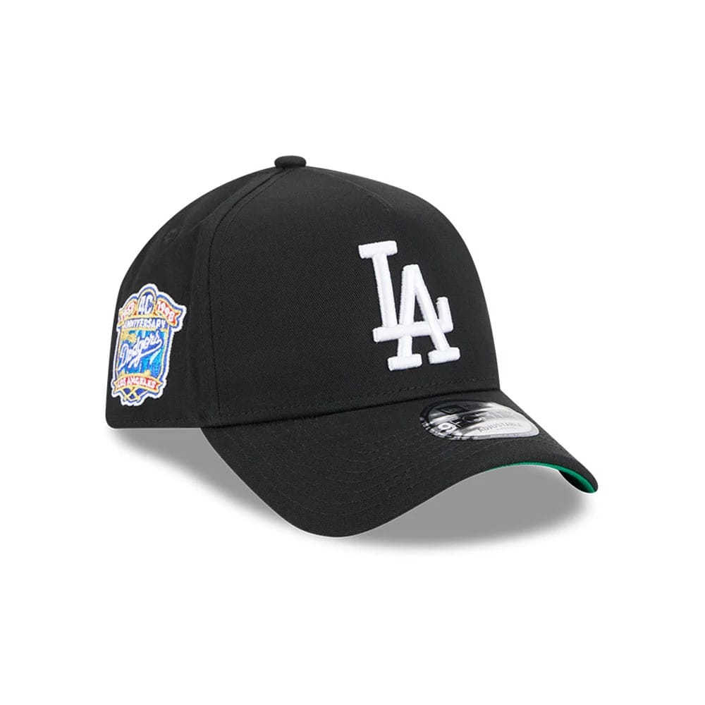 Dodgers MLB Cooperstown Anniversary Black 9FORTY A-Frame Adjustable Cap-kentox