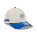 LA Rams NFL Training 2026 White 39THIRTY M-Crown Stretch Fit Cap-kentox