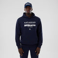 Williams Navy Oversized Pullover Hoodie-kentox