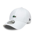 Lacoste X New Era White 9FORTY Adjustable Cap-kentox