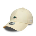 Womens Lacoste X New Era Light Beige 9FORTY Adjustable Cap-kentox