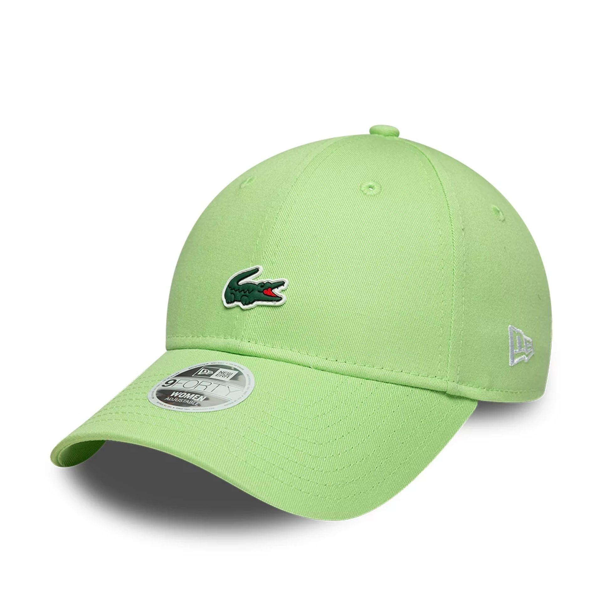 Womens Lacoste X New Era Pastel Green 9FORTY Adjustable Cap-kentox