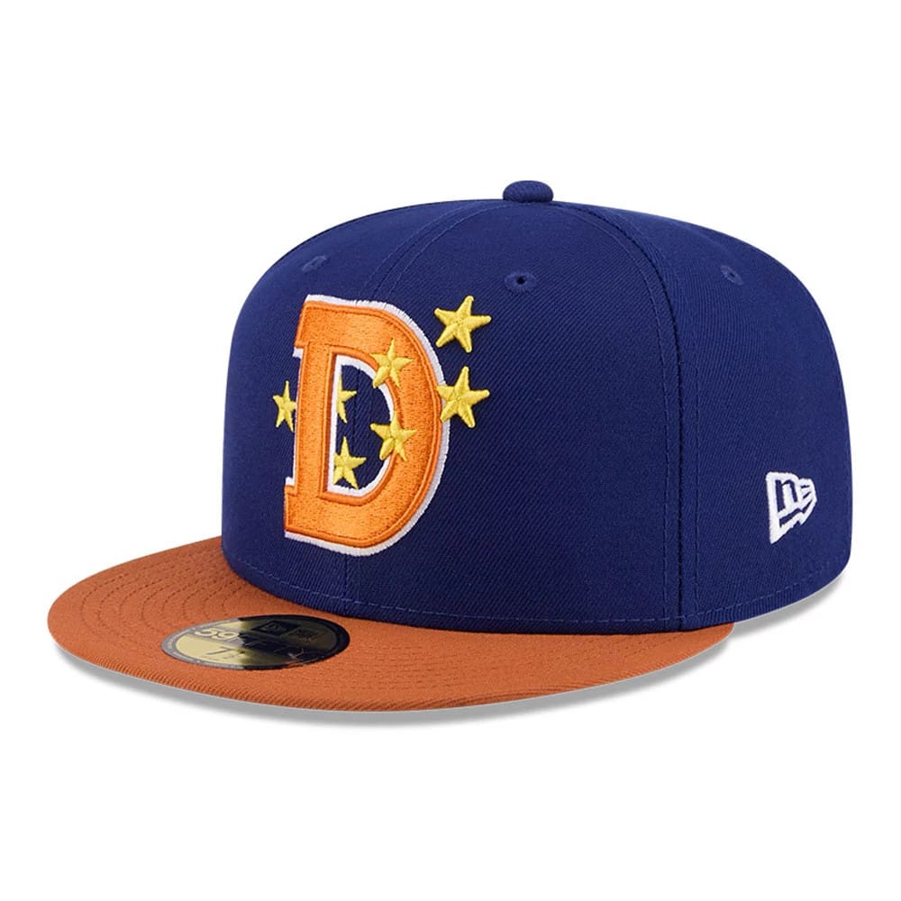 Durham Bulls MiLB Theme Night Navy 59FIFTY Fitted Cap-kentox