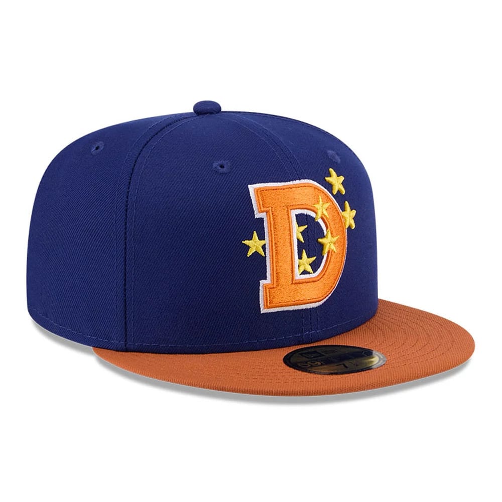 Durham Bulls MiLB Theme Night Navy 59FIFTY Fitted Cap-kentox