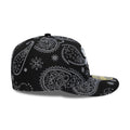 Chicago White Sox MLB All Over Paisley Black Low Profile 59FIFTY Fitted Cap-kentox
