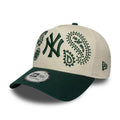 New York Yankees MLB Paisley Cream & Green 9FORTY E-Frame Adjustable Cap-kentox