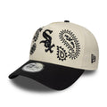 Chicago White Sox MLB Paisley Cream & Black 9FORTY E-Frame Adjustable Cap-kentox