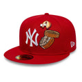 New York Yankees MLB Food Red 59FIFTY Fitted Cap-kentox