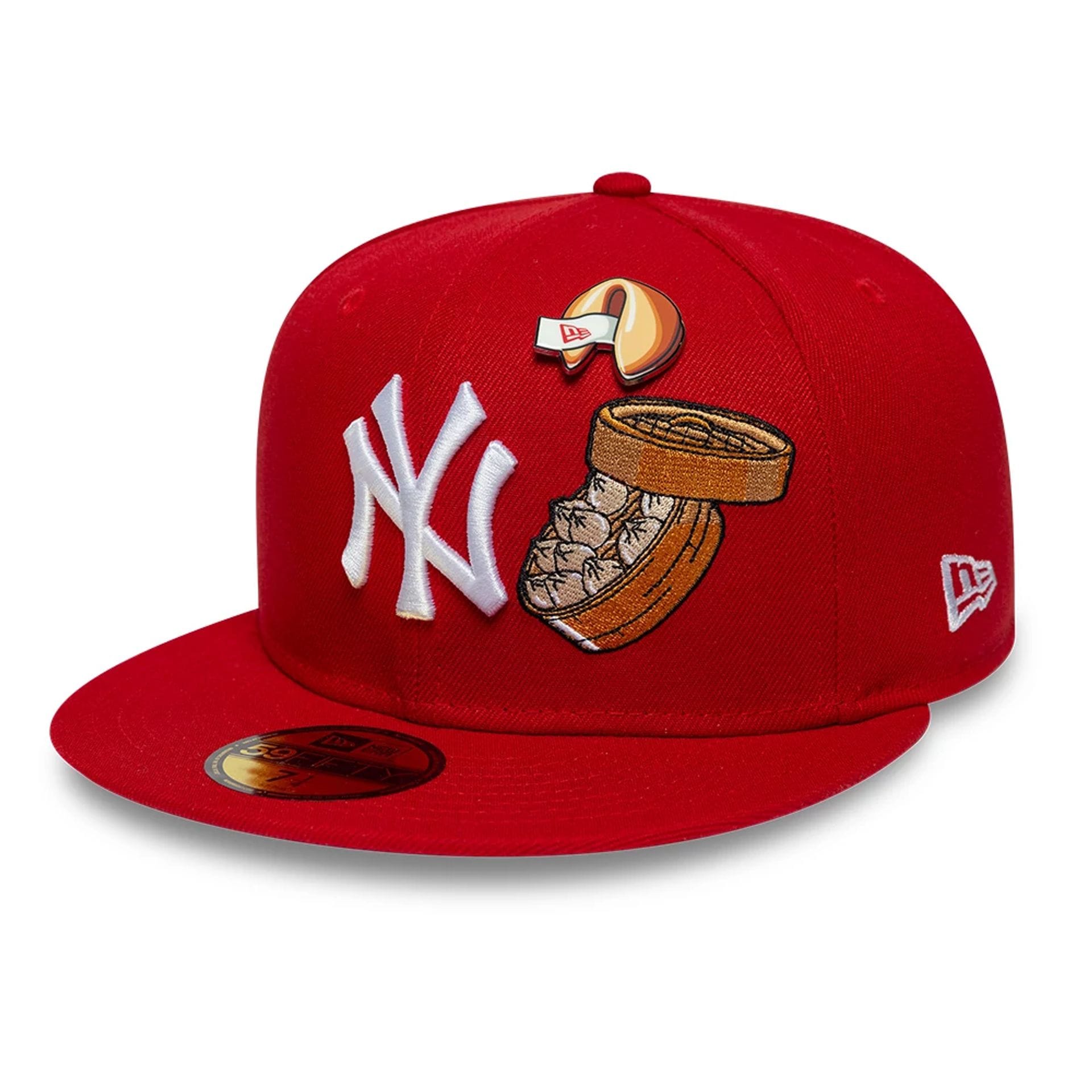 New York Yankees MLB Food Red 59FIFTY Fitted Cap-kentox