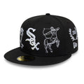 Chicago White Sox MLB Mythical Black 59FIFTY Fitted Cap-kentox