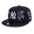 New York Yankees MLB Mythical Navy 59FIFTY Fitted Cap-kentox