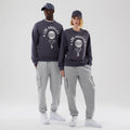 LA Dodgers MLB Graphic Grey Oversized Crew Neck Sweater-kentox