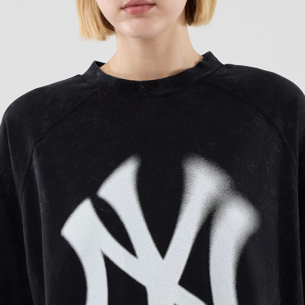 New York Yankees MLB Graphic Boxy Black T-Shirt-kentox