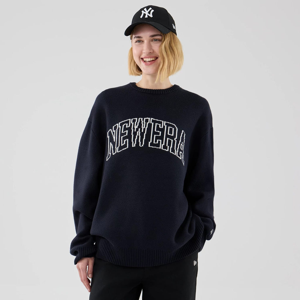 New Era Knit Navy Knitted Sweater-kentox