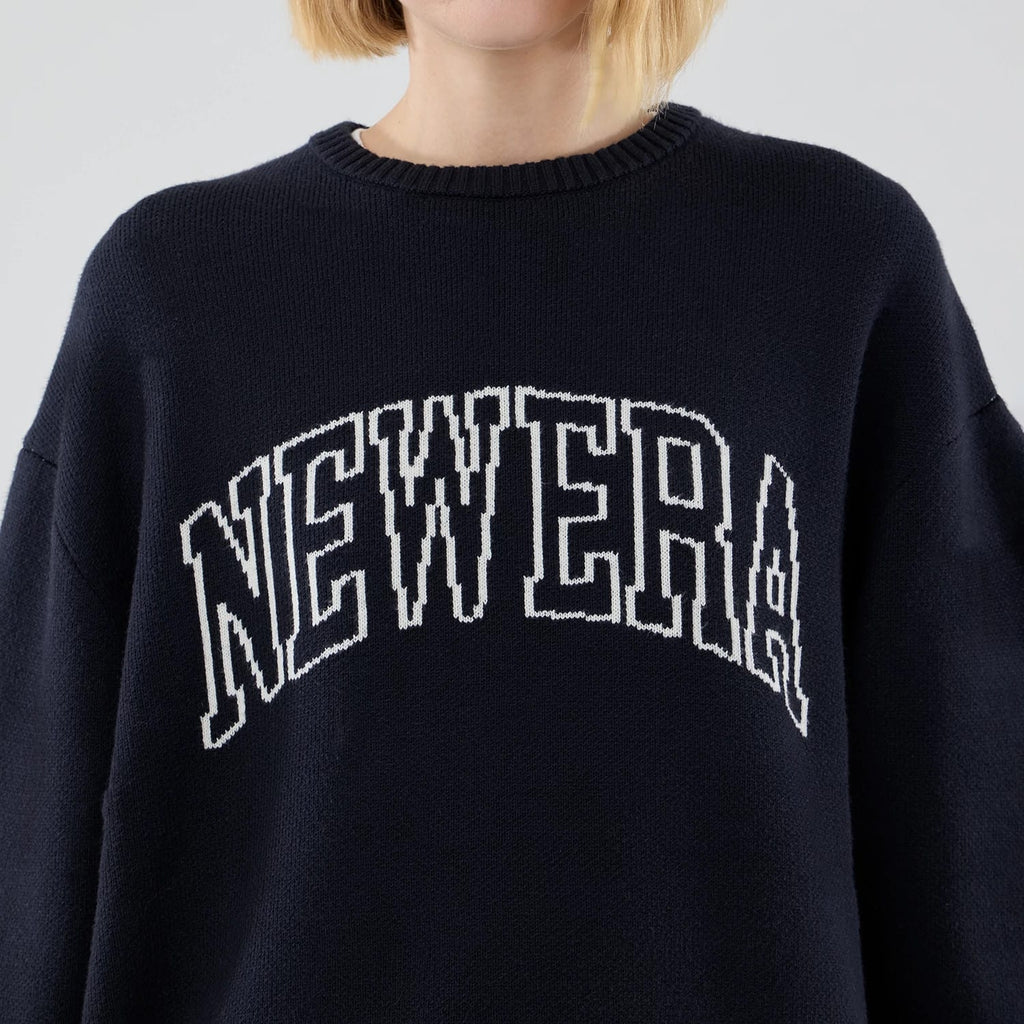 New Era Knit Navy Knitted Sweater-kentox