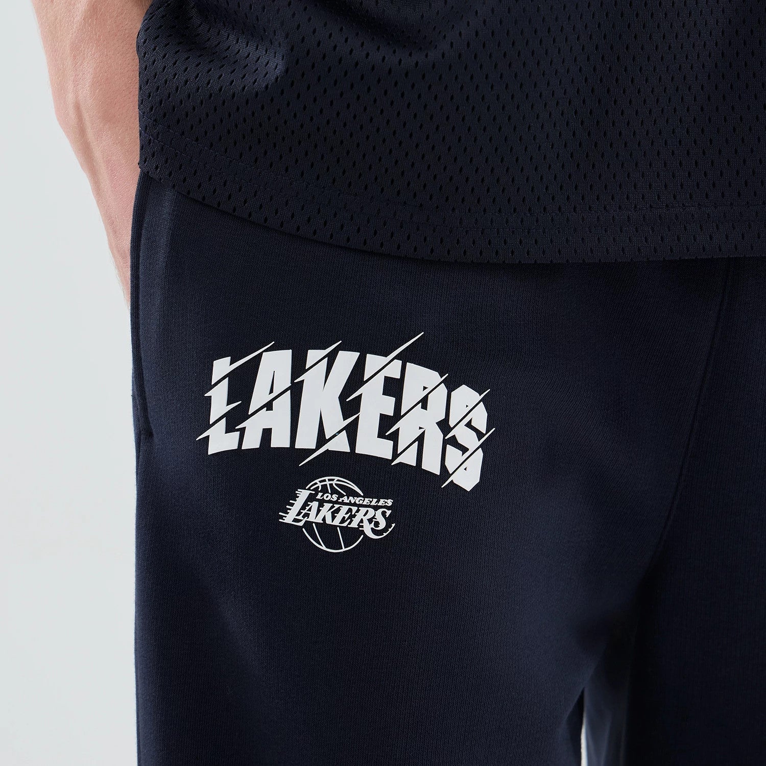 LA Lakers NBA Core Plus Navy Straight Leg Joggers-kentox