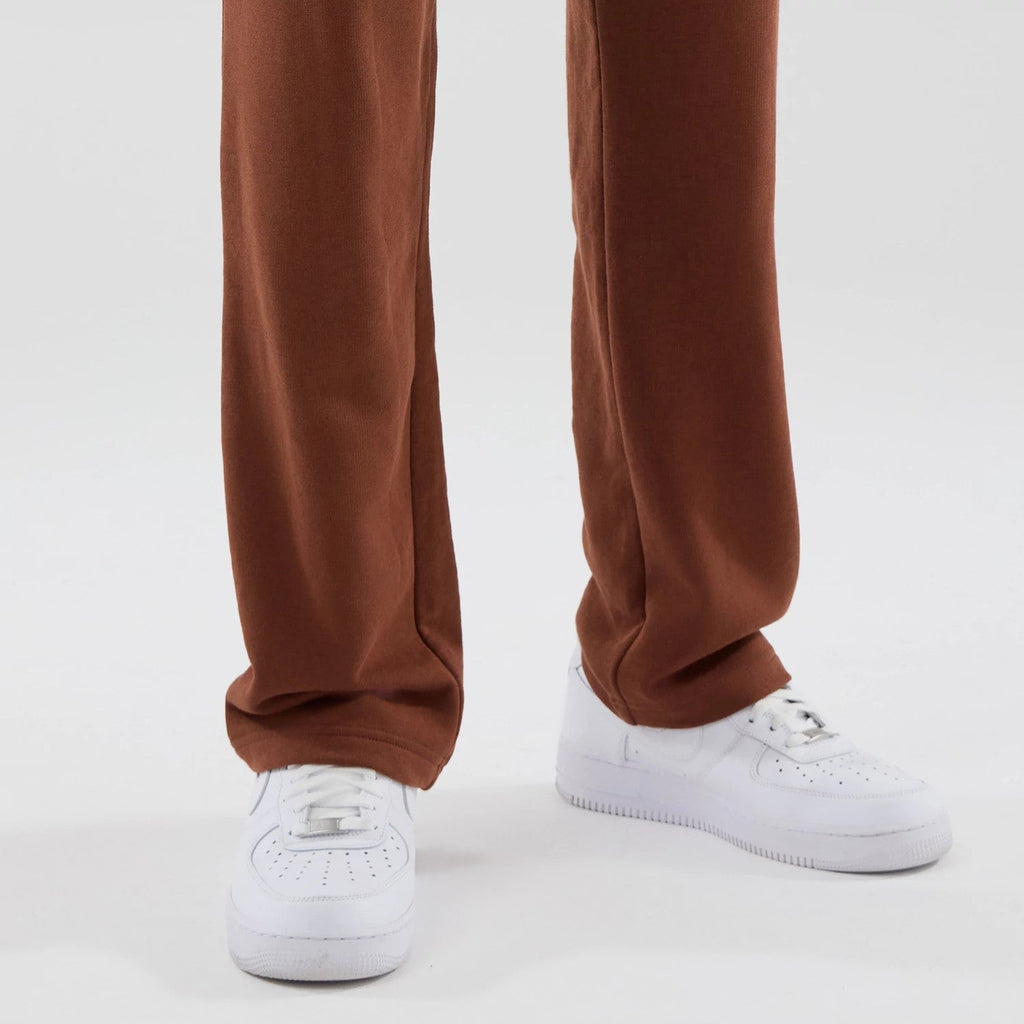 Chicago Bulls NBA Core Plus Brown Straight Leg Joggers-kentox