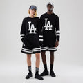 LA Dodgers MLB Black Oversized Long Sleeve T-Shirt-kentox
