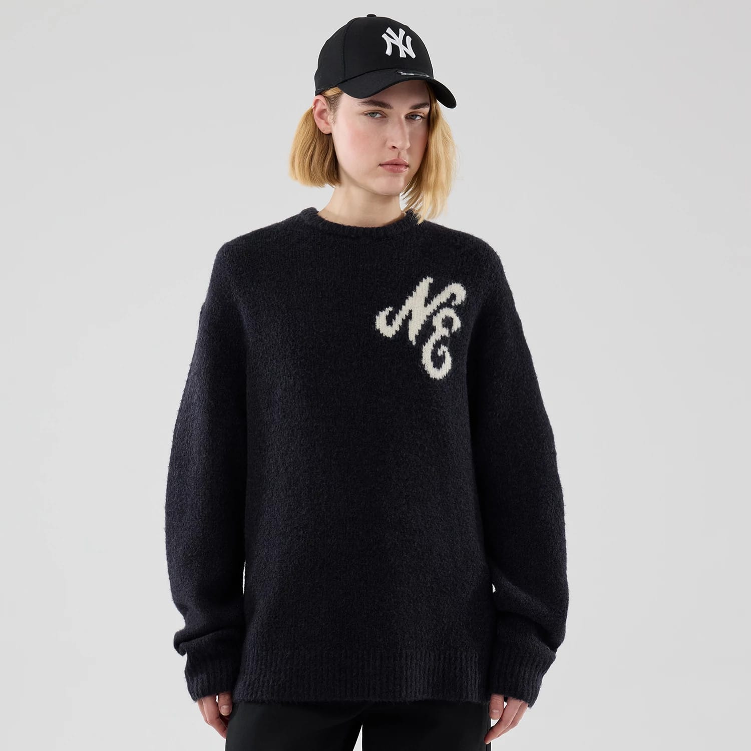 New Era Knit Navy Knitted Sweater-kentox